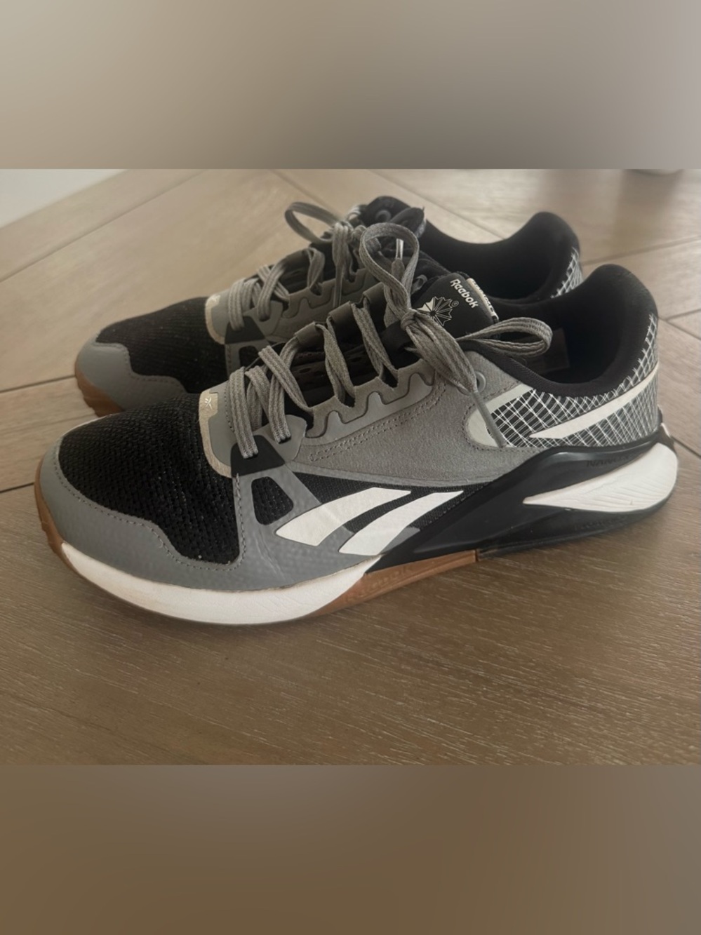 Reebok Nano x2 Gray, Black & White Sneakers - Picture 3 of 15